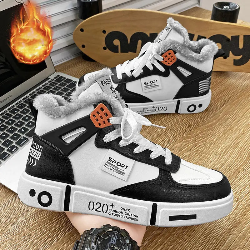 Winter Slippers Warm Men Shoes Waterproof Non-Slip Plush Sneakers Male shoes Boots Men Sneakers Winter - SMSB 66