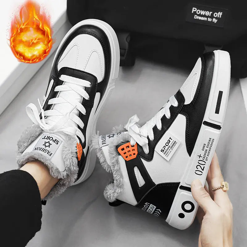 Winter Slippers Warm Men Shoes Waterproof Non-Slip Plush Sneakers Male shoes Boots Men Sneakers Winter - SMSB 66