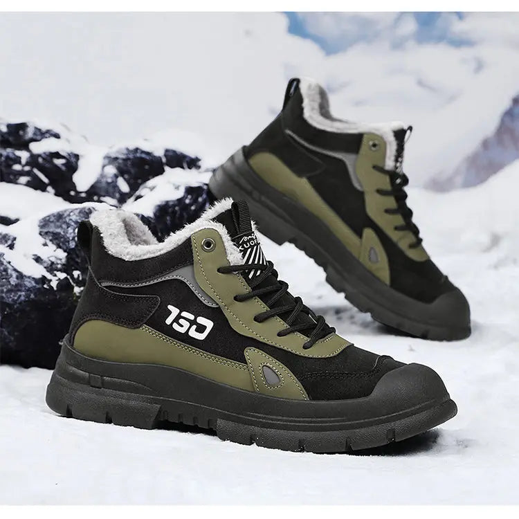 Winter fleece warm Martin boots men's casual sports versatile Korean version anti cold snow boots - SMSB 66