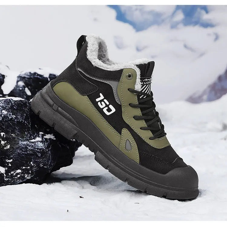 Winter fleece warm Martin boots men's casual sports versatile Korean version anti cold snow boots - SMSB 66