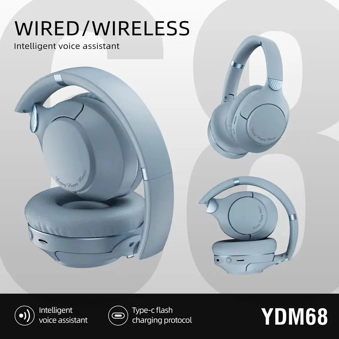 YDM68 new wireless Bluetooth headset with heavy bass gaming headset - SMSB 66
