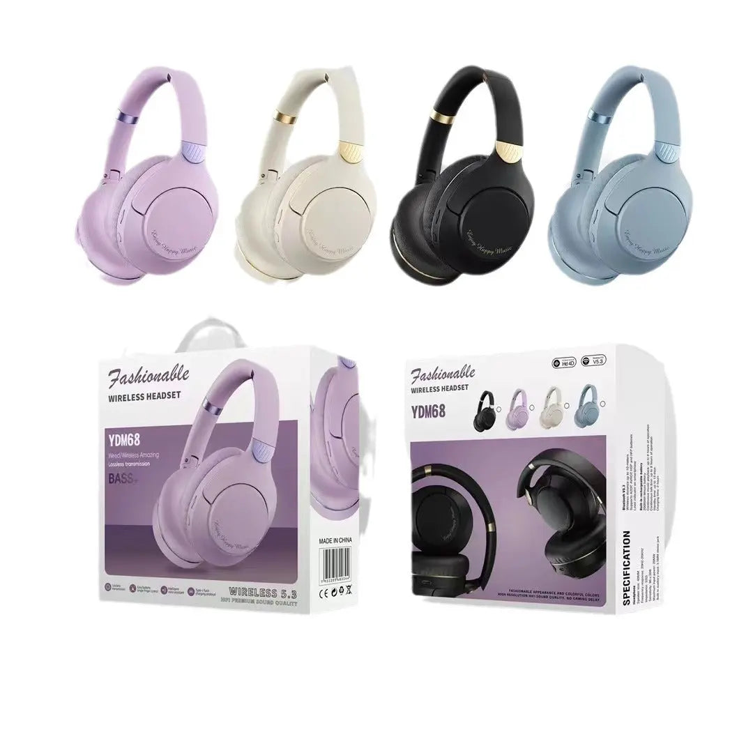 YDM68 new wireless Bluetooth headset with heavy bass gaming headset - SMSB 66