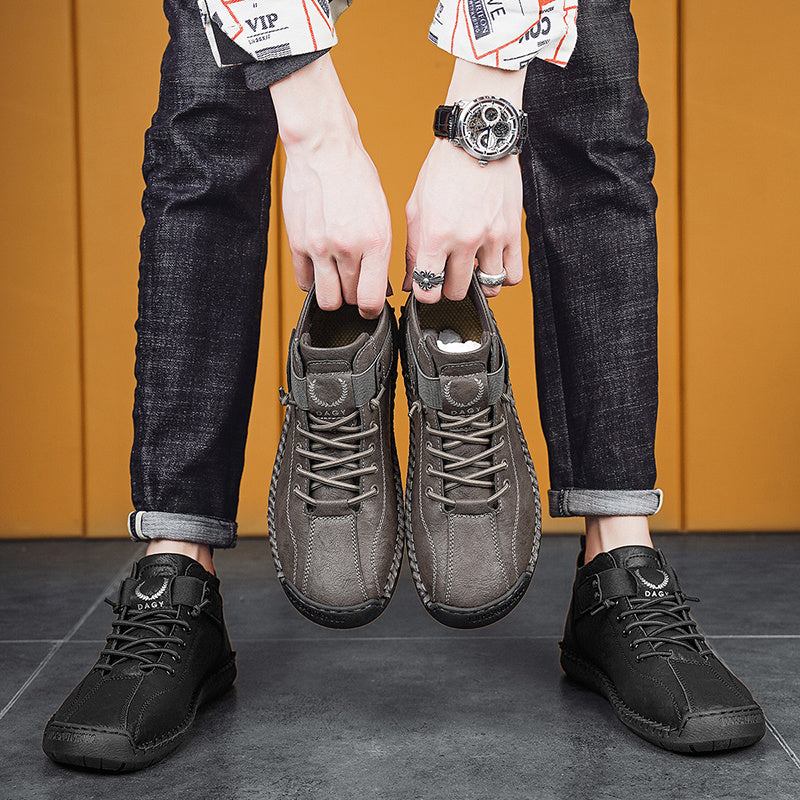 Fashion Men Sneakers Velcro Flats Shoes High Quality - SMSB 66