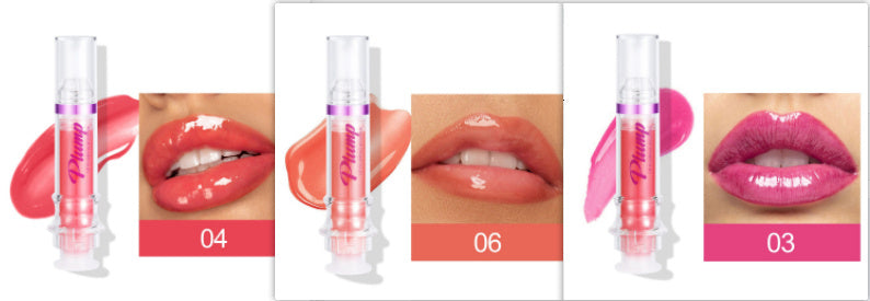 New Tube Lip Rich Lip Color Slightly Spicy Lip Honey Lip Glass Mirror Face Lip Mirror Liquid Lipstick - SMSB 66