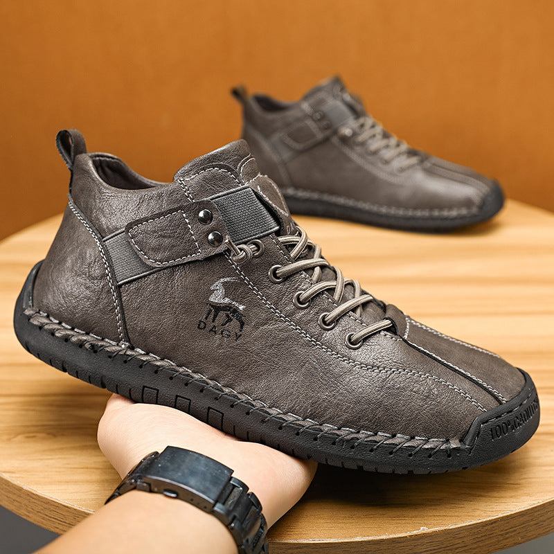 Fashion Men Sneakers Velcro Flats Shoes High Quality - SMSB 66
