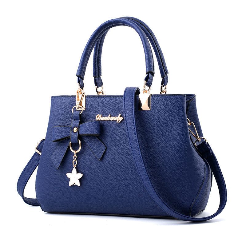 Women Shoulder Bag With Bowknot Star Pendant Totes - SMSB 66