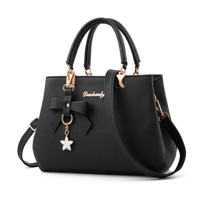 Women Shoulder Bag With Bowknot Star Pendant Totes - SMSB 66