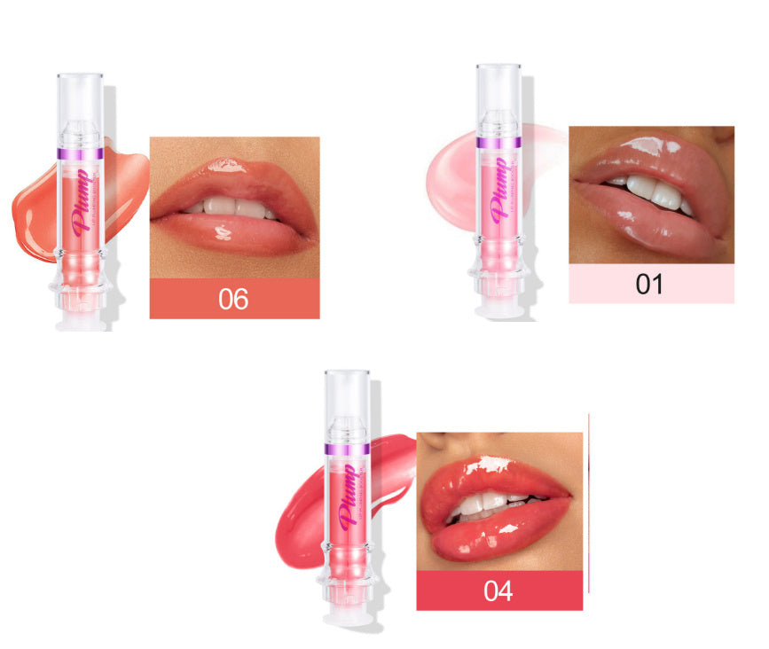 New Tube Lip Rich Lip Color Slightly Spicy Lip Honey Lip Glass Mirror Face Lip Mirror Liquid Lipstick - SMSB 66