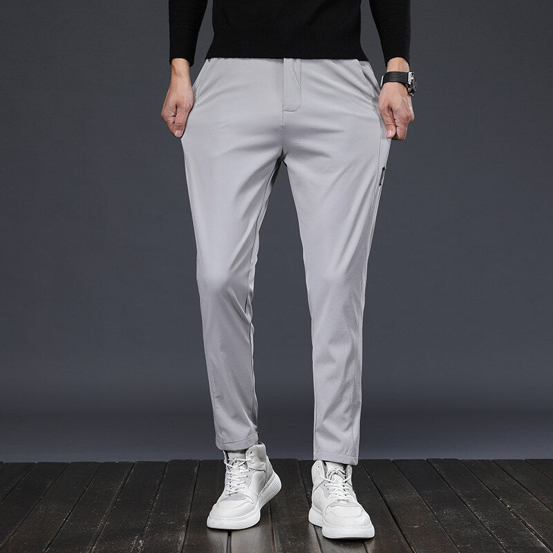 Men's Fashion Casual Solid Color Loose Pants - SMSB 66