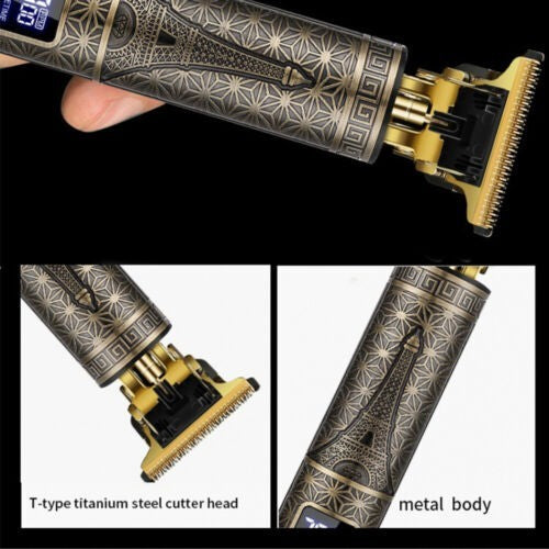 Beard Trimmer Hair Clippers Cordless Rechargeable Hair Cutting Barber Shaving Machine For Men USB Charging - SMSB 66