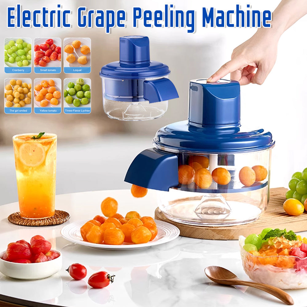 Automatic Electric Grape Peeler Electric Rechargeable Fruit Peeling Machine Hands-Free Skin Remover Home Kitchen Supplies Kitchen Gadgets - SMSB 66