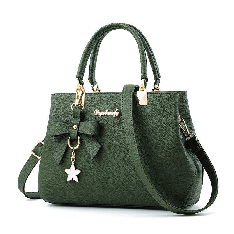 Women Shoulder Bag With Bowknot Star Pendant Totes - SMSB 66