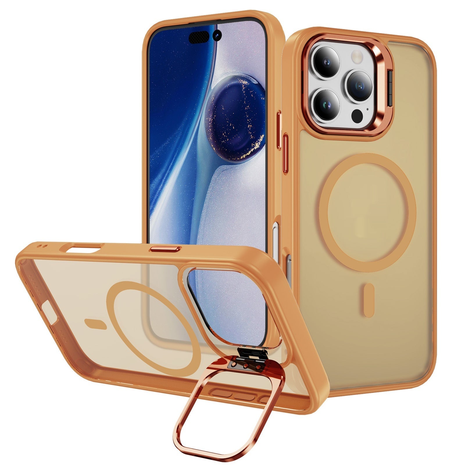 Magnetic Phone Case Lens Bracket Phone Case - SMSB 66