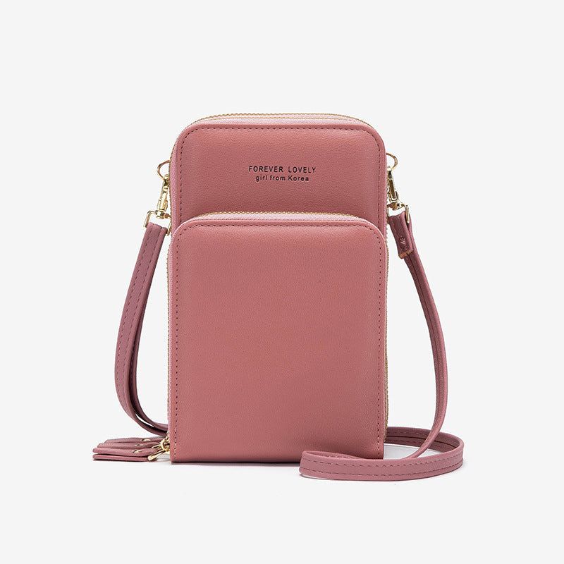 Crossbody Bag Women Tri-fold Pockets Phone Bags - SMSB 66