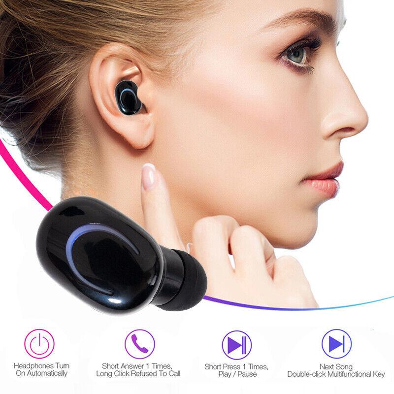 Bluetooth 5.3 Headphones In Ear Wireless TWS Sport Headphones IPX-5 With Microphone De - SMSB 66