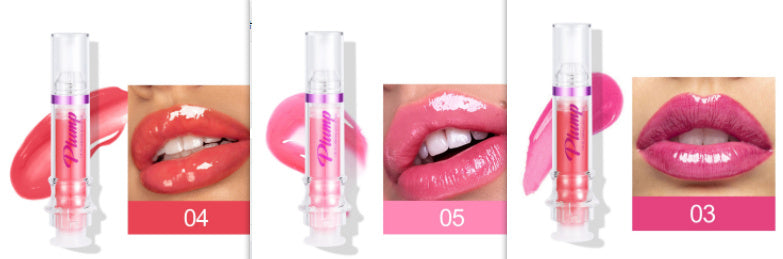 New Tube Lip Rich Lip Color Slightly Spicy Lip Honey Lip Glass Mirror Face Lip Mirror Liquid Lipstick SMSB 66