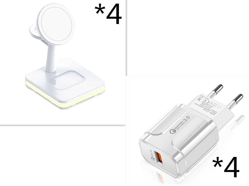 New Three-in-one Wireless Charger Magnetic Bracket - SMSB 66