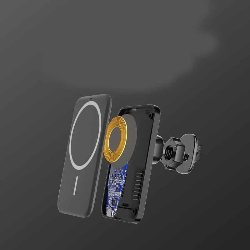 Car Magnetic Suction Wireless Charger Navigation Bracket - SMSB 66