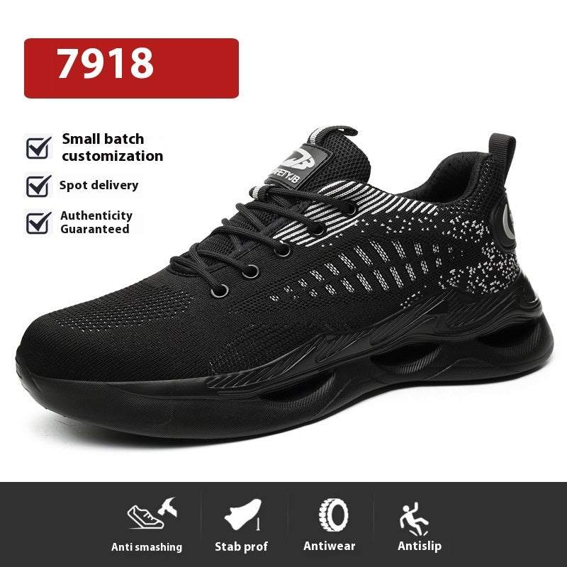 Breathable Labor Protection Shoes Puncture Resistant And Wear-resistant - SMSB 66