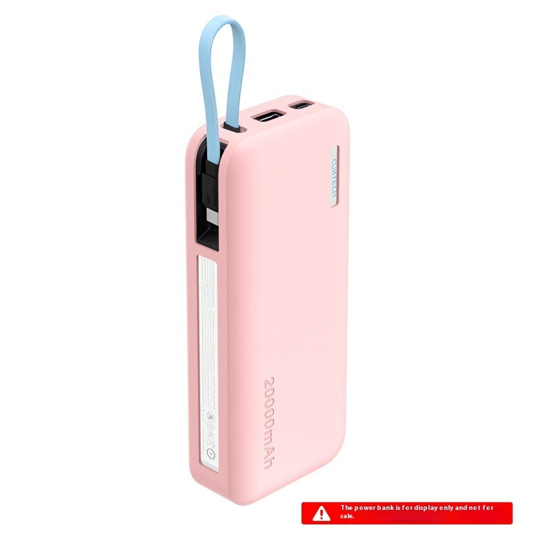 Electric Energy Block 20000 MA Silicone Protective Cover Power Bank - SMSB 66