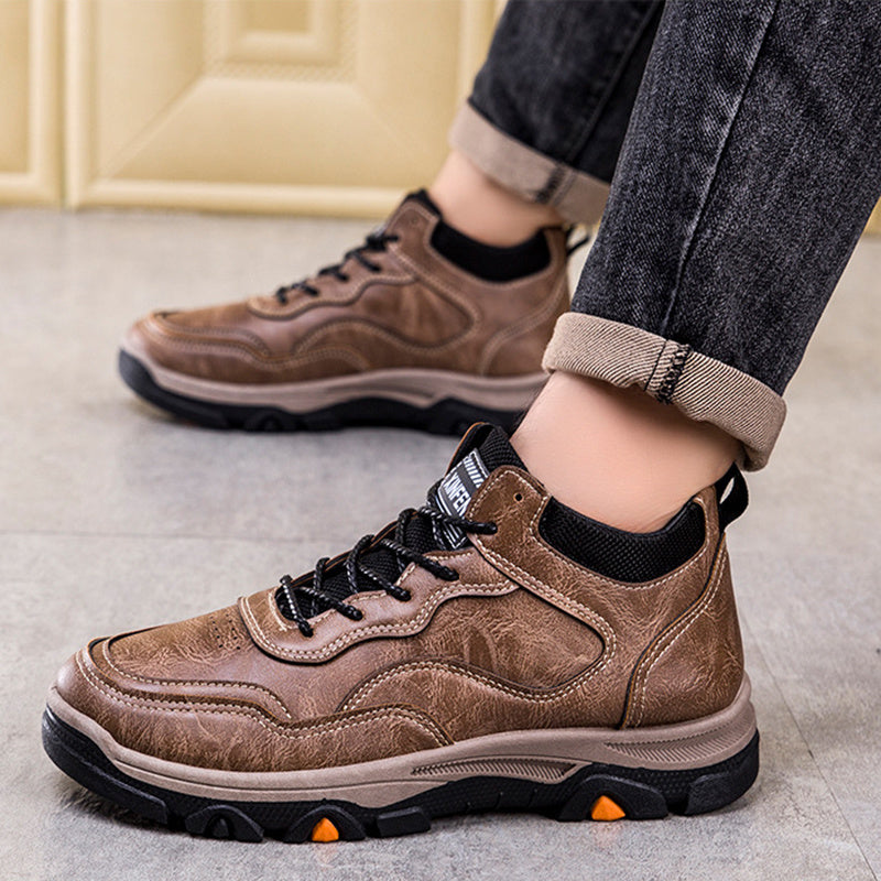 Men Boots Winter Warm Shoes Outdoor Walking Ankle Boots - SMSB 66