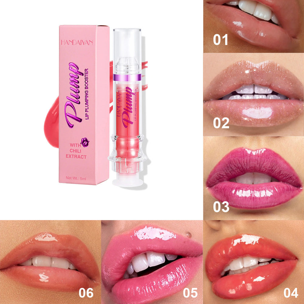 New Tube Lip Rich Lip Color Slightly Spicy Lip Honey Lip Glass Mirror Face Lip Mirror Liquid Lipstick - SMSB 66