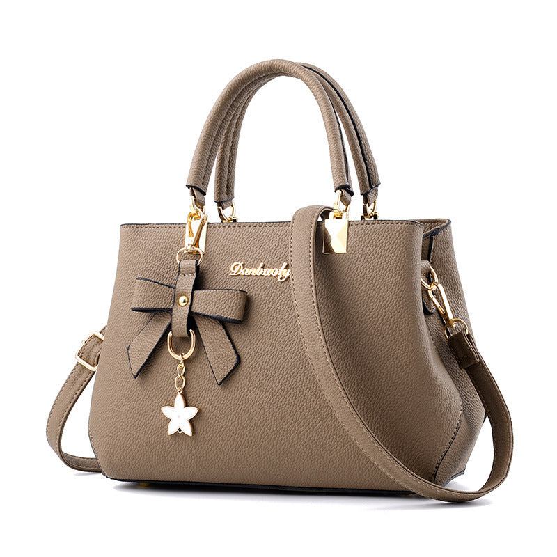 Women Shoulder Bag With Bowknot Star Pendant Totes - SMSB 66