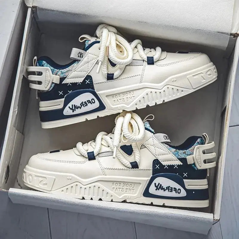 New Breathable Shoes All Match Platform Sneakers Shoes Men's Casual Board Shoes - SMSB 66